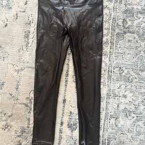 SPANX Shiny Black Leggings